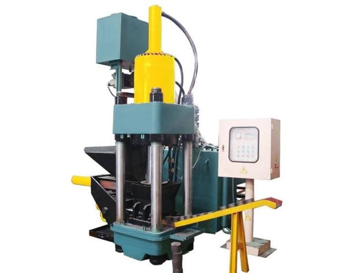 Brikettiermaschine für Kupferspäne